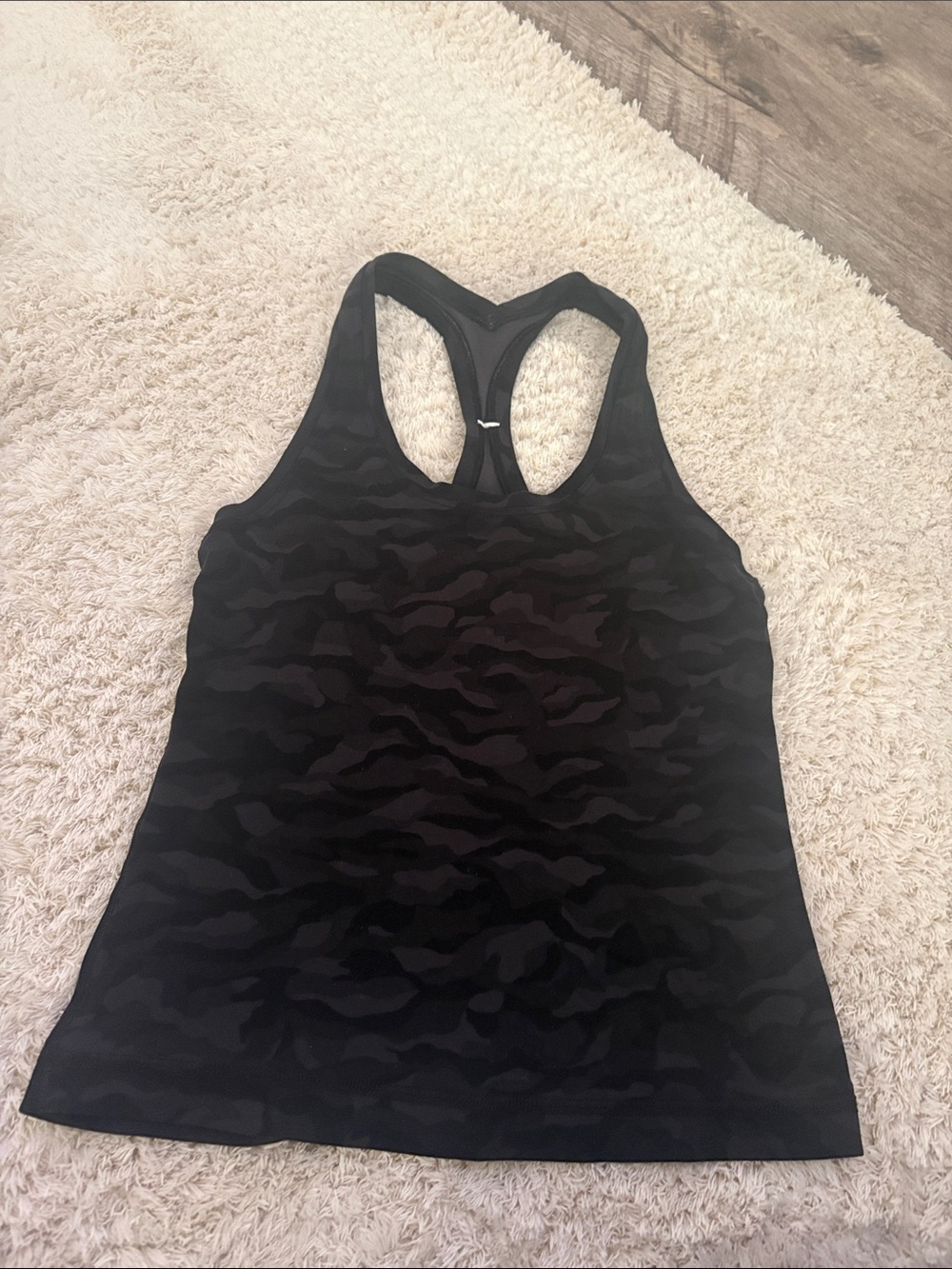 Lululemon Black Camo Racerback Tank
